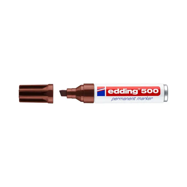 Edding 4-500007 Permanentmarker Keil-/Feiner Spitze Braun 1 Stück(e) thumbnail