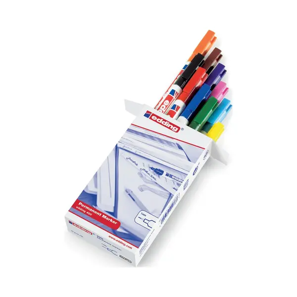 Creativ Company Viltstift Edding 400 Rond 1mm Assorti | Set A 10 Stuk thumbnail