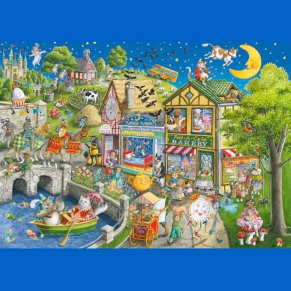 Ravensburger Mother Gooseville 1000 Piece Jigsaw Puzzle For Adults And Kids Age 12 Years Up thumbnail