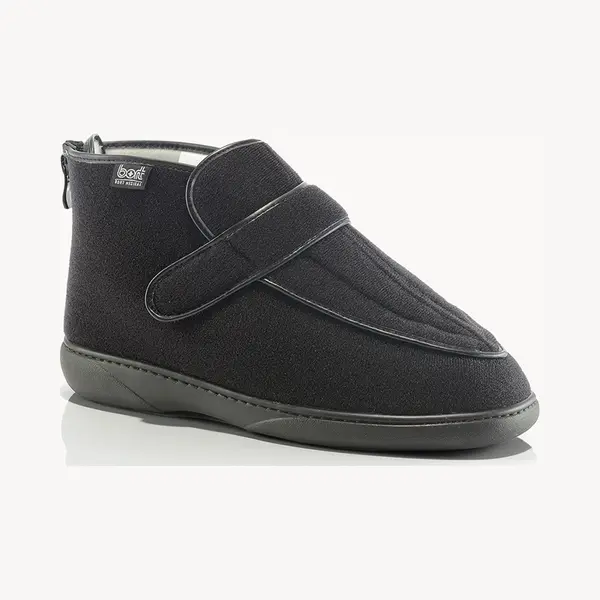 Bort Basic – Verbandschoenen / Verbandpantoffels Voor Dames En Heren „Comfort“ Met Rits En Klittenbandsluiting - Wasbaar – Maat, 41 – thumbnail