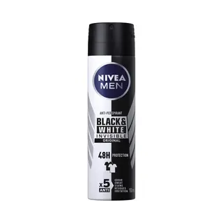 Nivea Men Deodorant Spray Invisible For Black&White 150 Ml
