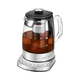 ProfiCook Pc-Wks 1167 G Tee-/Wasserkocher 1,5l 2200Watt Edelstahl/Glas