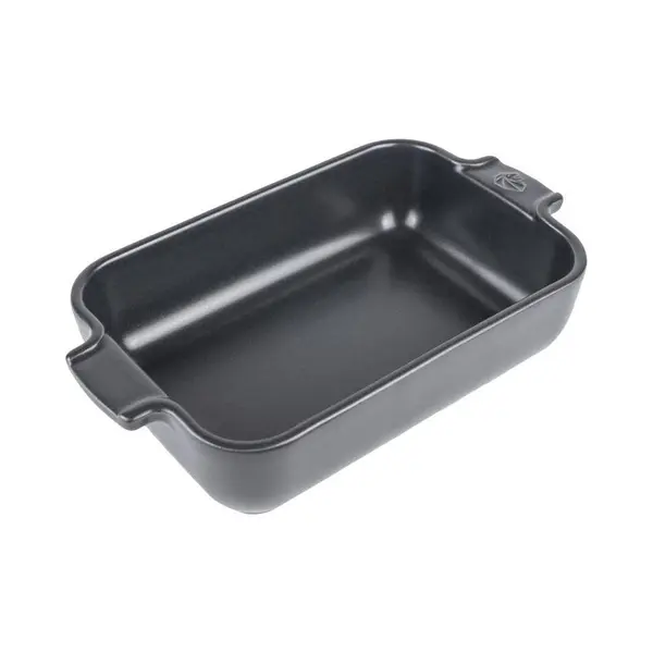 Peugeot - Rectangular Ceramic Casserole Dish - 22 Cm (including Handles) X 12 Cm X 4.5 Cm - Capacity, 850 Ml - 10 Year Guarantee - Slate Grey thumbnail