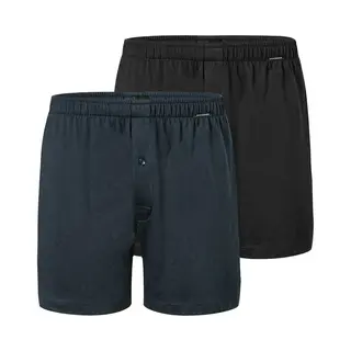 Schiesser Herren 2 Pack Boxershorts Baumwolle Jersey Weich Multipack - Jerseyboxer, Sortiert 2_182426, 5