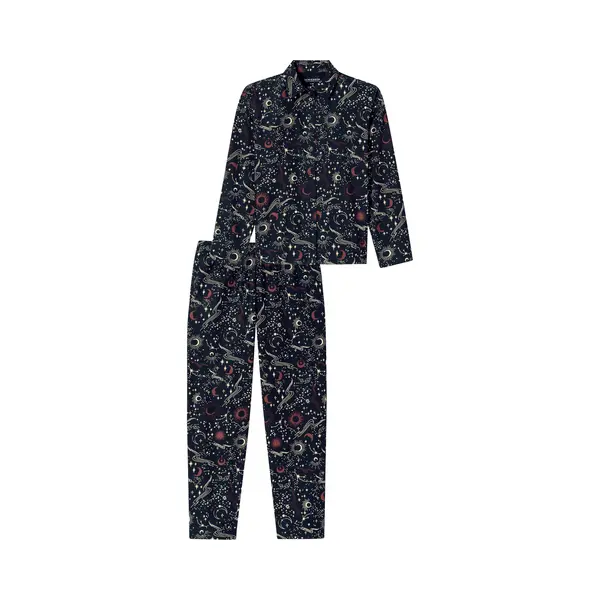Schiesser Pyjama ' X-Mas Gifting Sets ' Donkerblauw thumbnail