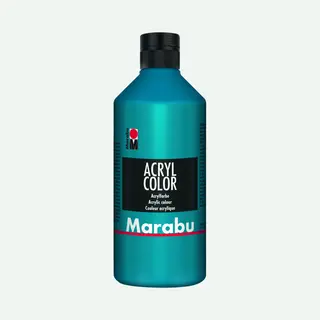 Marabu 12010075056 Acrylfarbe 500 ml Cyan Tube