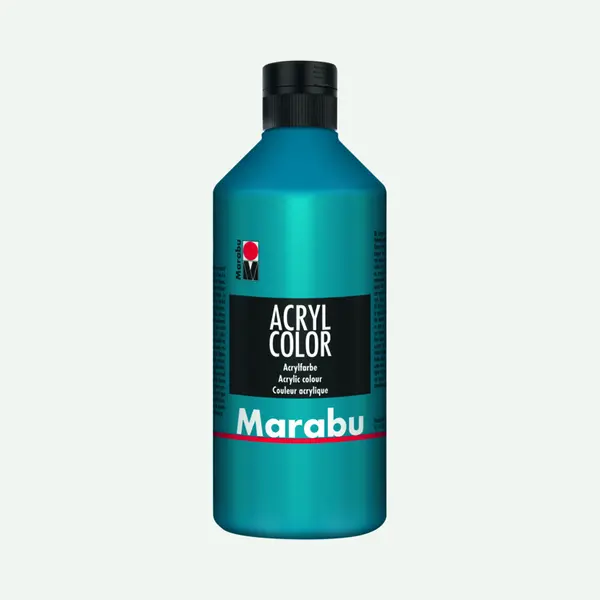 Marabu 12010075056 Acrylfarbe 500 ml Cyan Tube thumbnail