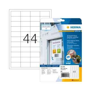 Herma 4572 self-adhesive label Removable White 880 pc(s)