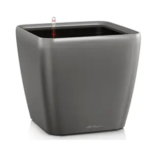Lechuza Quadro Ls 21 Drinnen Topfpflanzer Freistehend Polypropylen (Pp) Anthrazit, Metallisch