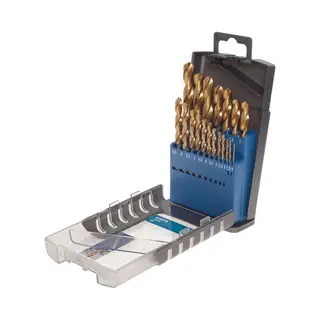 Kwb Bohrer- Und Bit-Set, Hss Metallbohrer-Set - Titan Spiralbohrer-Satz In Industrie-Qualit