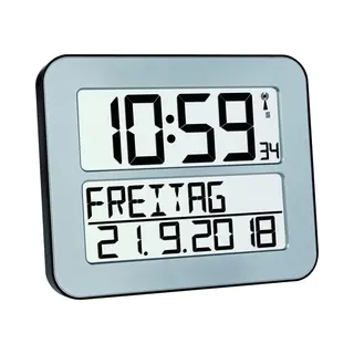Tfa-Dostmann 60.4512.54 wekker Digitale wekker Zilver