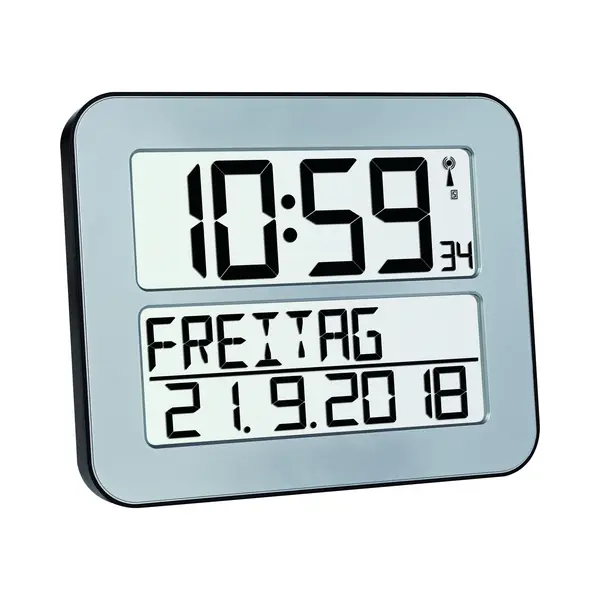 Tfa-Dostmann 60.4512.54 wekker Digitale wekker Zilver thumbnail