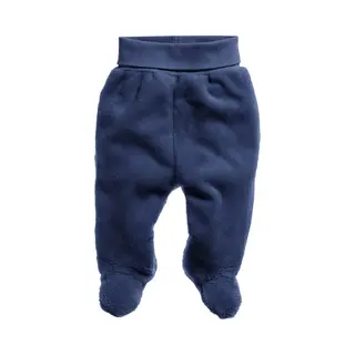 Playshoes Unisex Kinder Fleece-Pumphose Baby-Hose, Marine Kuschelfleece, 74
