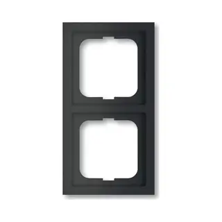 Busch-Jaeger 1754-0-4420 Wandplatte/Schalterabdeckung Schwarz