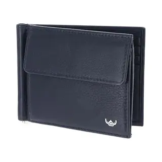 Golden Head Leder Geldbörse Geldklammer Capri Rfid Protect Clip-Scheintasche 1921 Blau Dunkelblau
