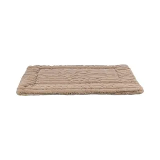 Trixie Liegematte Lonni Rib Samt Hellbraun (Kat, Hond), Hondenbed + Kattenbed