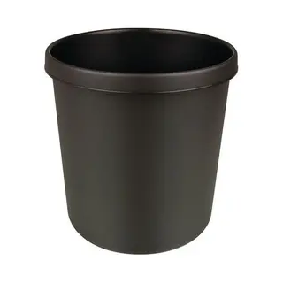 Helit H6106395 Abfallbehälter Rund Kunststoff Weiß