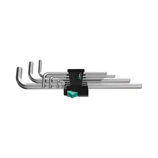 Wera 05021909001 Inbusschlüsselsatz L-Form metrisch 9 Stk.