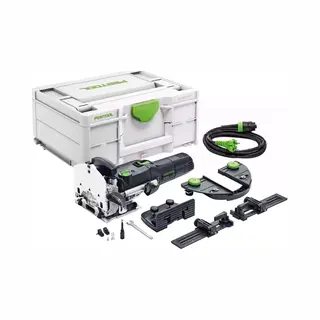 Festool Dübelfräse Df 500 Q-Set Domino (mit Domino Fräser, Zusatzanschlag, Leistenanschlag, Queranschlag, Gabelschlüssel), Im Systainer