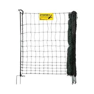 Horizont Hondennet E-StrongLine - 25m Lang - 120 Cm Hoog - Dubbele Pen - Elektrificeerbaar - Voor O.a. Hond, Kat, Kip Of Kleine Huisdieren -