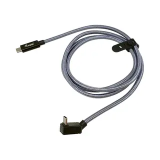 Equip 128423 Usb 3.2 Gen 2x2 C naar C U-plug kabel, 3,0 m, zwart, M/M, PD240W, 4K/60Hz, 20Gbps