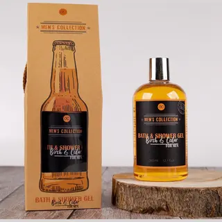 Accentra Duschgel Für Männer Im Bier-Flaschen Design - Men´s Collection "Beer For Him" In Lustiger Bierflaschen-Optik Inkl. Geschenkbox, 360ml