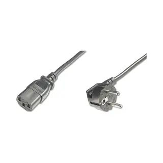 Digitus Ak-440109-008-S electriciteitssnoer Zwart 0,75 m C13 stekker Iec C13