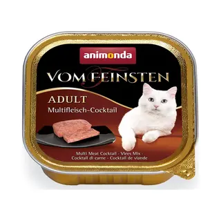 Animonda Vom Feinsten Adult Katzenfutter - Schälchen - Fleischcocktail - 32 X 100 G