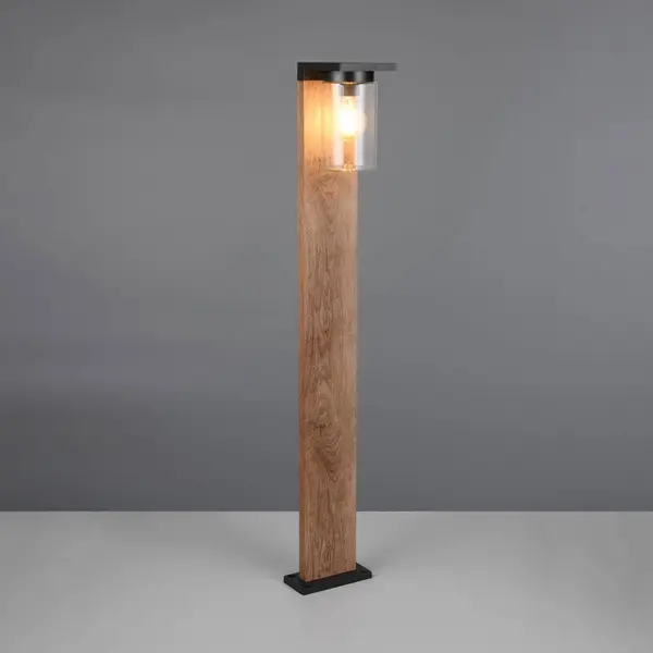 Trio Lighting Wegeleuchte Ardila, Holzoptik, Höhe 100 Cm, Metall/Glas IP44 thumbnail