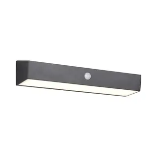 Trio Lighting Led Wandleuchte Wandlampe Flurleuchte Schwarz Sensor H 30, 5 Cm
