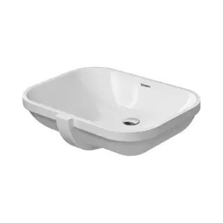 Duravit Einbauwaschtisch D-Code 55x40cm, Eb V Unt, O. Hl, Hlb, M ÜL, We