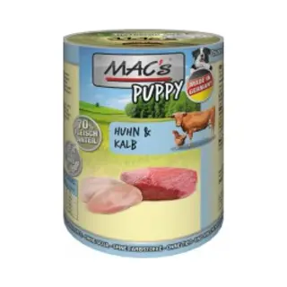 Mac's 918 natvoer voor hond Rundvlees, Gevogelte Puppy 400 g