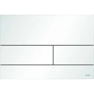 Tecesquare Ii Metall Wc-betätigungsplatte Für Zweimengentechnik Weiß Matt 9240834