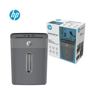 Hp OneShred 815CC - Papierversnipperaar - 8 Vel, P-4 / Din 66399 - Shredder - 15L - Kantoor/ Thuisgebruik - Antraciet