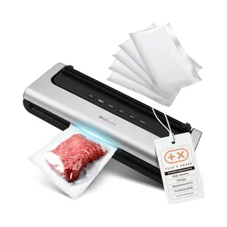 AddLiving Vakuumierer | Vakuumiergerät Für Lebensmittel | Inkl. 5 Vakuumbeutel (20 X 30 Cm) | Wet & Dry Funktion | Vacuum Sealer Machine |