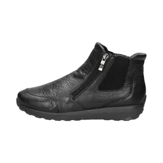 Ara Osaka-Highsoft Enkellaarsjes Plat - Zwart - Maat 8.5