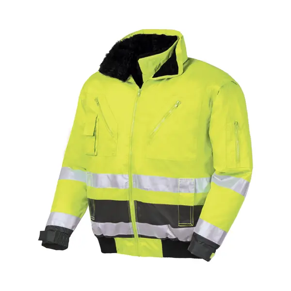 Big Arbeitsschutz Vancouver Jacke Schwarz, Grau, Gelb thumbnail