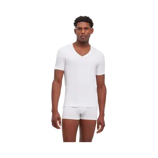 Falke Daily Comfort Multipack Deep V Neck Ademend Katoen Top Van Onderlaag Heren Wit - Maat L