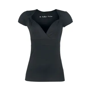 Black Premium By Emp Fashion V-Top T-Shirt Schwarz In M