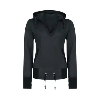 Forplay Patched Hoodie Black