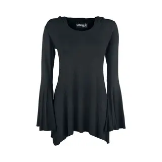 Gothicana By Emp Bat Country Langarmshirt Schwarz In L