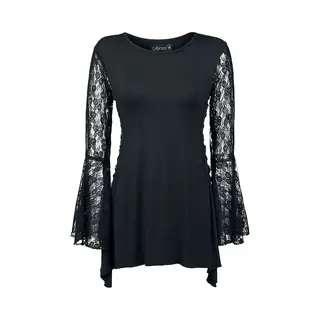 Gothicana By Emp Bat Country Long-sleeve Shirt Black