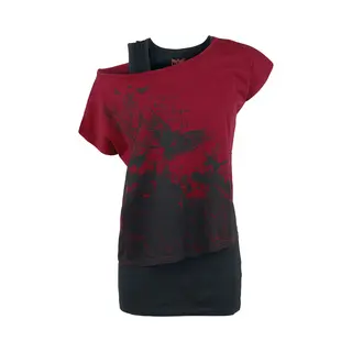 Black Premium By Emp Got My Mind Set On You T-Shirt Black Red