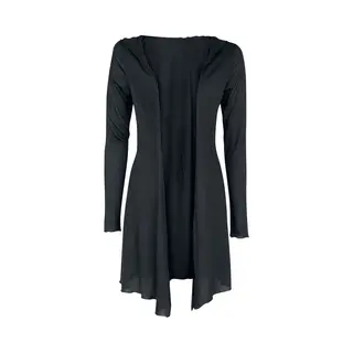 Black Premium By Emp Overlay Hood Cardigan Schwarz In 3XL