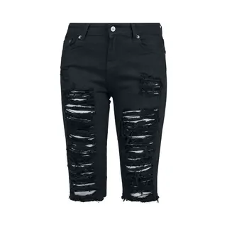 Forplay Shorts - Destroyed Shorts - 27 Tot 34 - Voor Vrouwen - Zwart