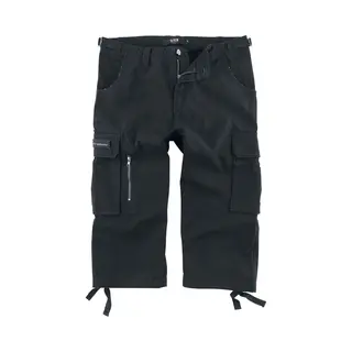Black Premium By Emp 3/4 Army Vintage Shorts Black