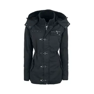 Rock Rebel By Emp She Rules Winterjacke Schwarz In 4XL