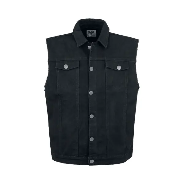 Black Premium By Emp Life Of An Easy Rider Vest Black thumbnail