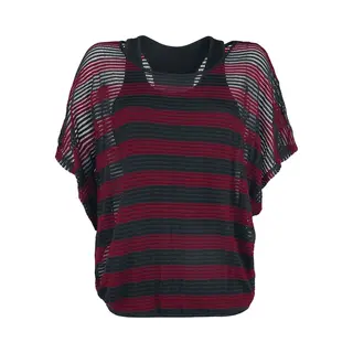 Black Premium By Emp When The Heart Rules The Mind T-Shirt Red Black