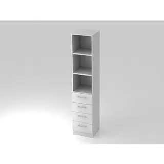 Otto Office Premium Mehrzweckregal »Otto Office Line Ii« 40, 6 Cm Schmal 5 Oh Weiß, 40.6x200.4x42 Cm